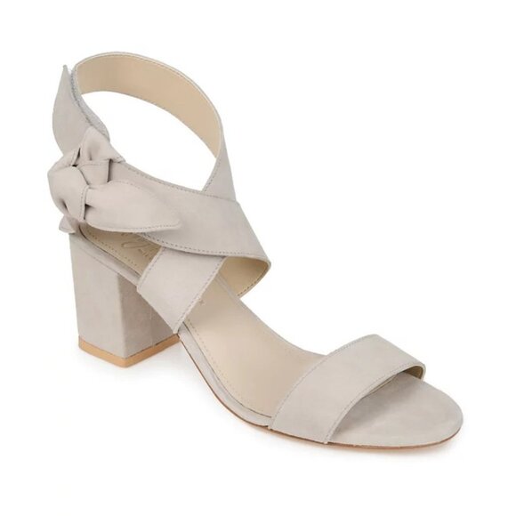 Journee Signature Collection Womens 10 Leather Hether Block Heel Sandals $119 - Picture 1 of 12